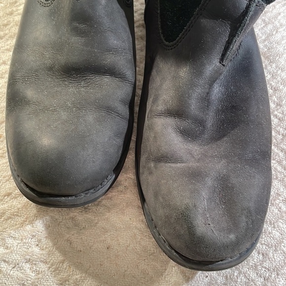 UGG  Leather Black Suede Leather Shearling Boots Unisex main image 9